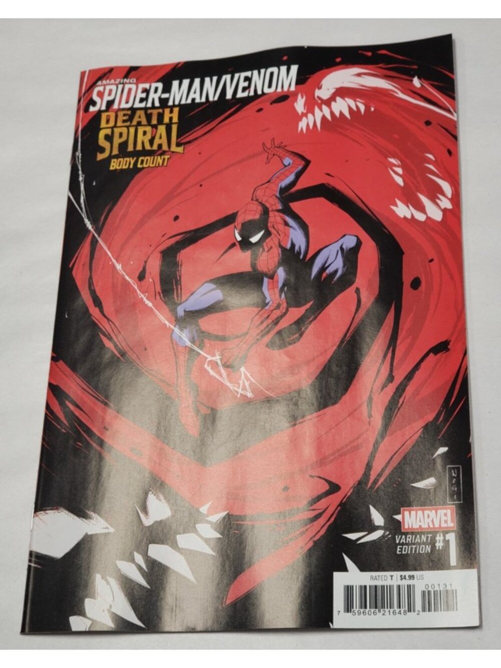 Spider-Man Venom: Death Spiral #1 Variant Set A B C D MTG Parrillo Soule VF NM - Picture 11 of 14